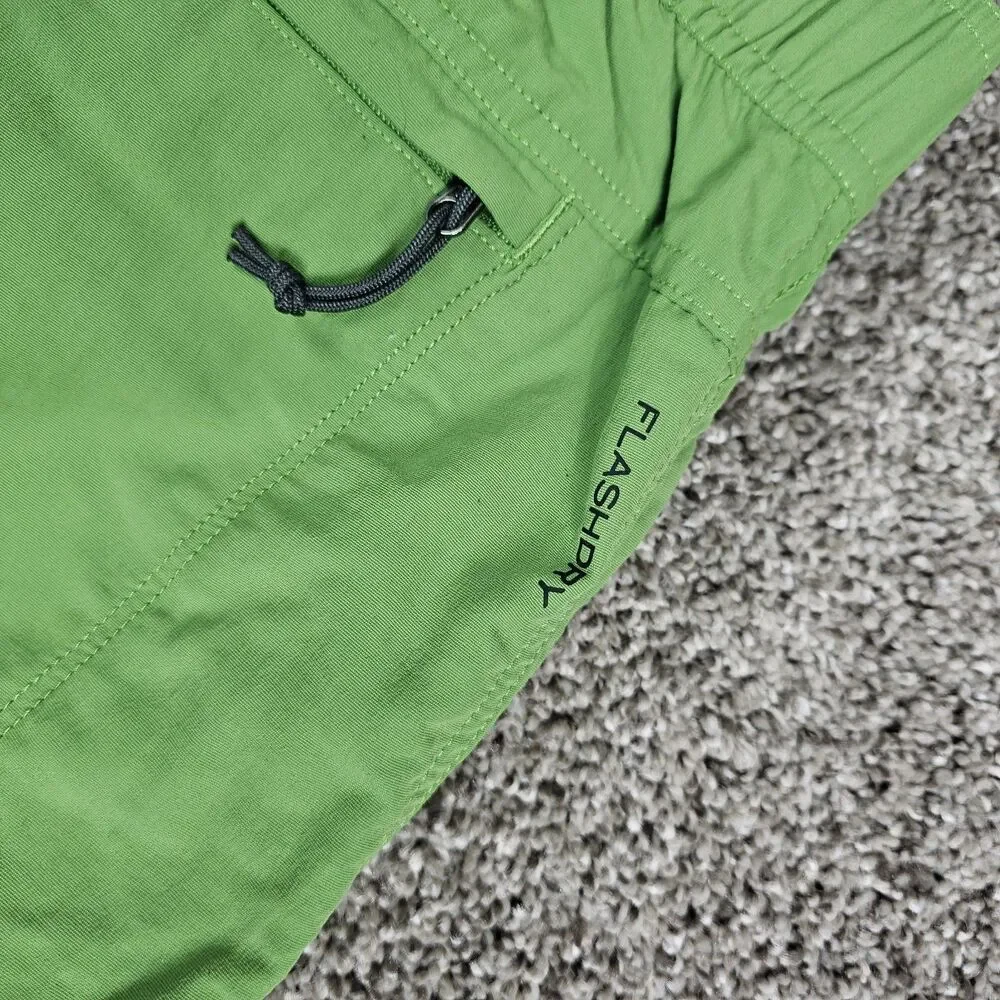 North Face Swim Trunks Mens 2XL Green Board Shorts Mesh Lined Flash Dry Beach